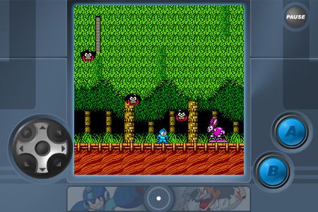 Mega Man in Wood Man's stage (3)