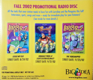 Back cover for Big Idea's Fall 2002 Radio Fun!