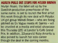Snippet of Music Week (7-27-2002) that talks about the deal between Melodi Brown, Murlyn Music and Polydor.